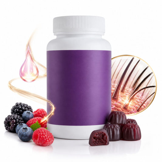Hair Vitamin Gummies - concept visual