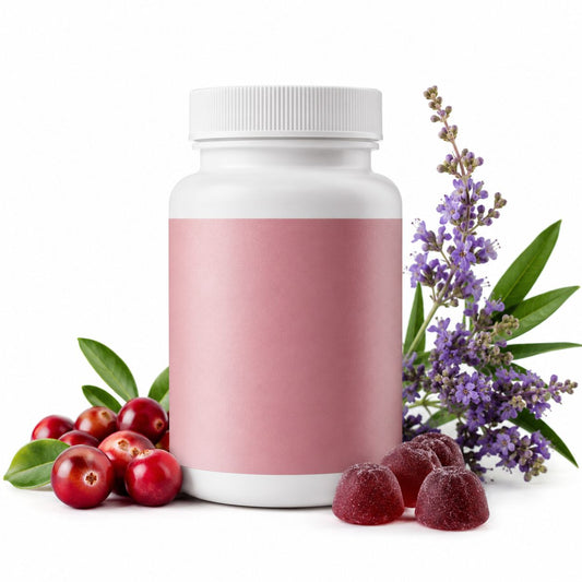 Premium Women's Hormonal Support Gummies - concept visual