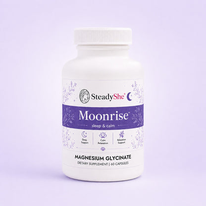SteadyShe Moonrise – Magnesium Glycinate dietary supplement, 60 capsules