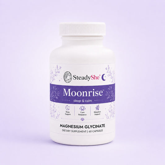 SteadyShe Moonrise – Magnesium Glycinate dietary supplement, 60 capsules