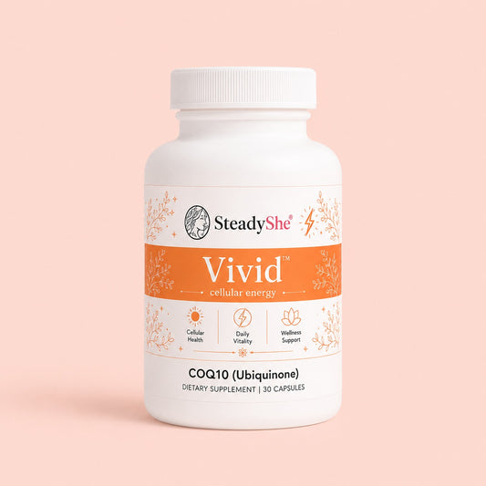 SteadyShe Vivid – CoQ10 (Ubiquinone) dietary supplement, 30 capsules